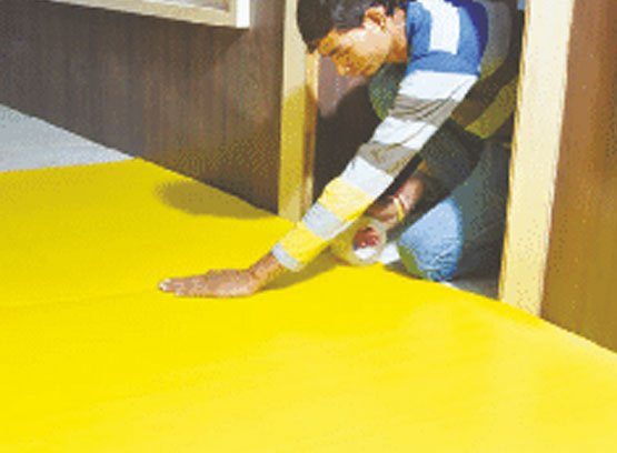 Goldcoin Total Packaging -  PP Flute Floor Protection - 01